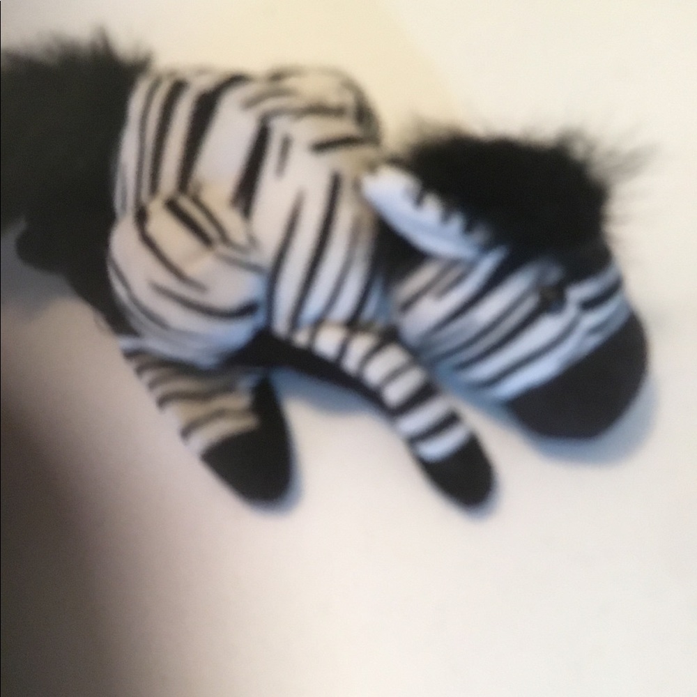 Folkmanis zebra glove puppet